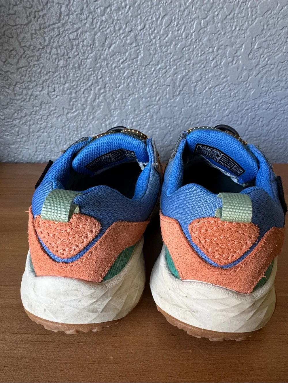 Teva Kids Multicolor Trail Sneaker - Blue, Teal & Coral size 10